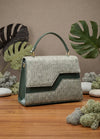 Elegant Textured Flap Handbag for Women